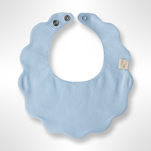 BabyGi Pique Bib - Blue