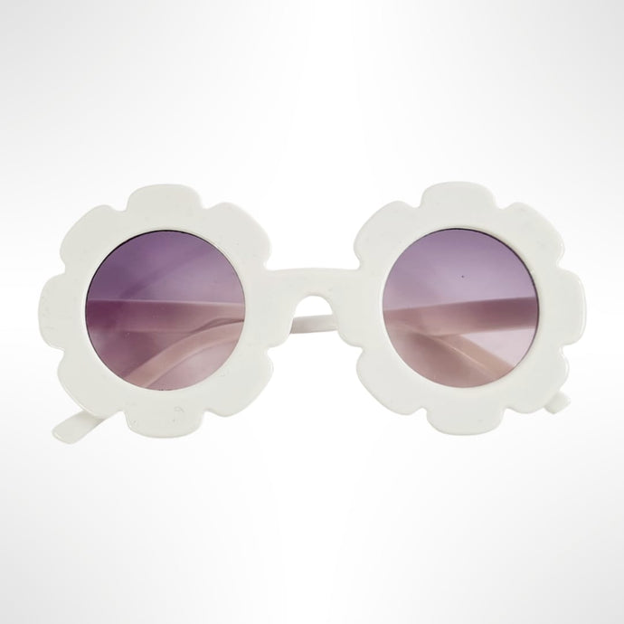 Flower Sunglasses - White Tinted