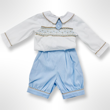 Load image into Gallery viewer, Pierre Collection - Blue Smocked Sets